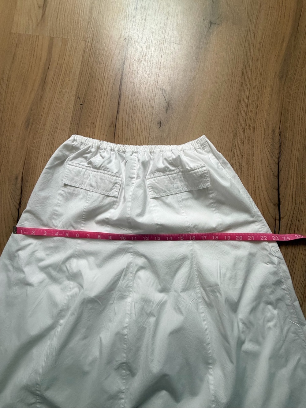 Vince Cotton Zip Pocket Utility Midi Skirt - Picture 6 of 8